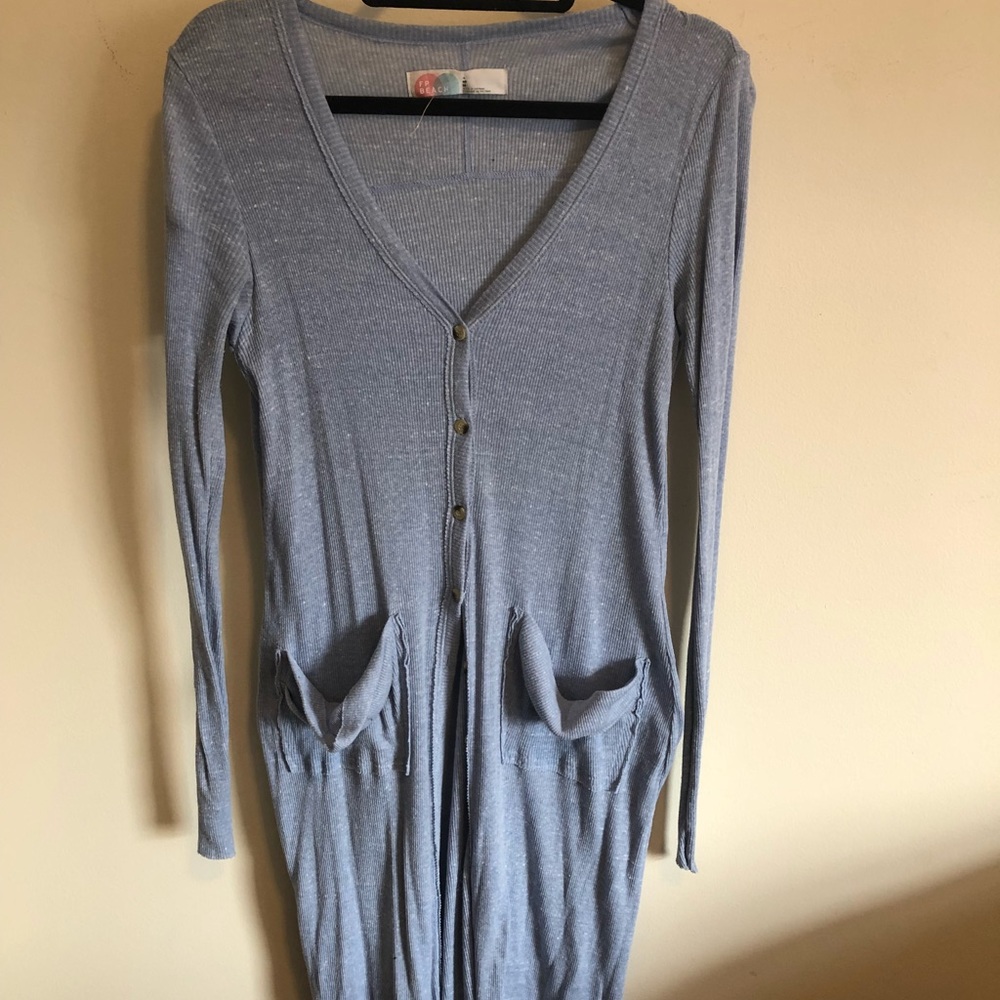 Free People ribbed cardigan